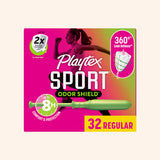 Playtex® Sport® Odor Shield® Tampons, Regular Absorbency
