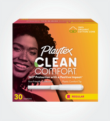 Playtex Clean Comfort™ Tampons, Regular Absorbency