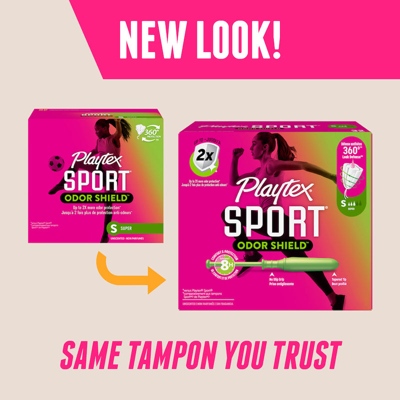 Playtex® Sport® Odor Shield® Tampons, Super Absorbency
