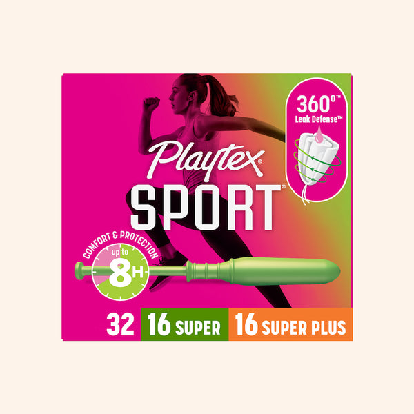 Playtex® Sport® Tampons, Multipack (Super/Super Plus Absorbency)