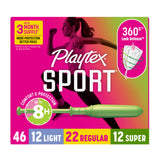 Playtex® Sport® Tampons, Multipack (Light/Regular/Super Absorbency)