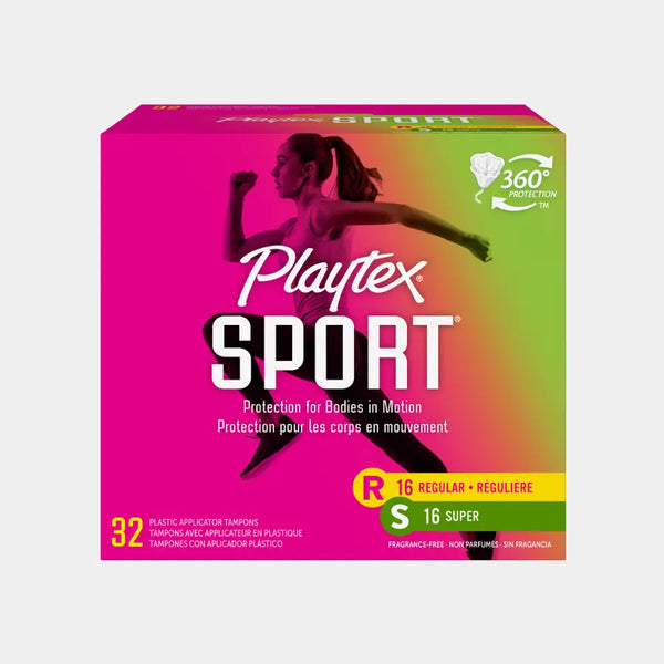 Playtex® Sport® Tampons, Multipack (Regular/Super Absorbency)