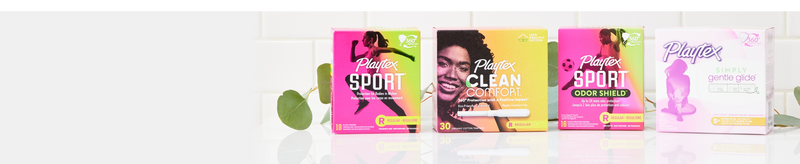 portfolio image of playtex products in a row