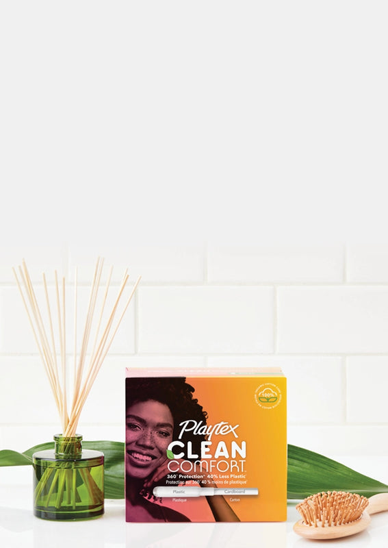  Playtex Clean Comfort Organic Cotton Tampons, Super Absorbency,  Fragrance-Free, Organic Cotton - 30ct : Health & Household