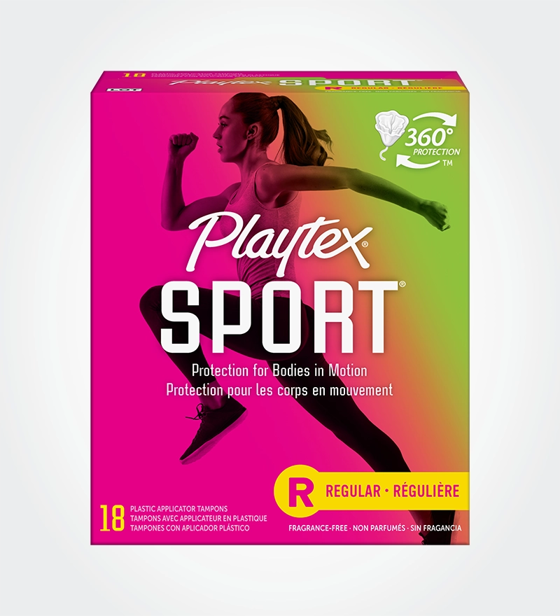 Playtex® Sport® Tampons, Regular Absorbency – Playtex US