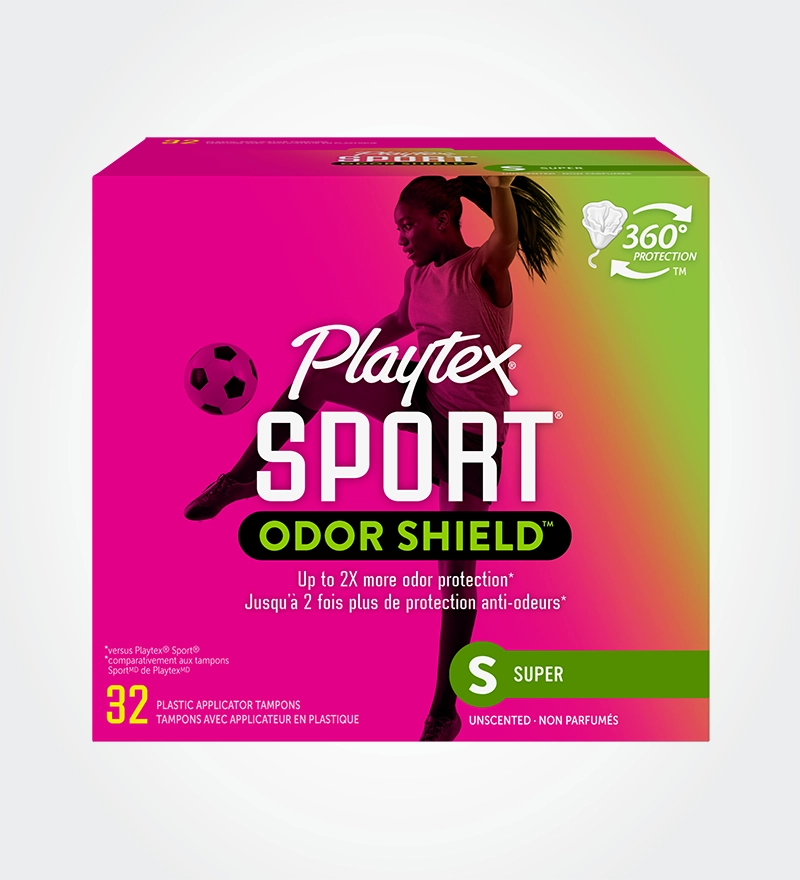 Playtex® Sport® Odor Shield® Tampons, Super Absorbency – Playtex US