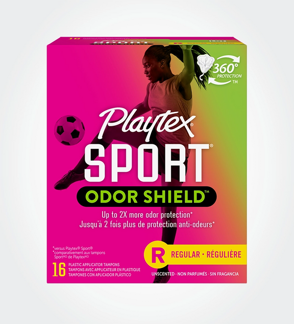 Playtex® Sport® Odor Shield® Tampons, Regular Absorbency