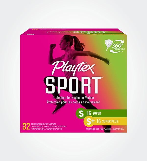 Playtex® Sport® Tampons, Multipack (Super/Super Plus Absorbency)